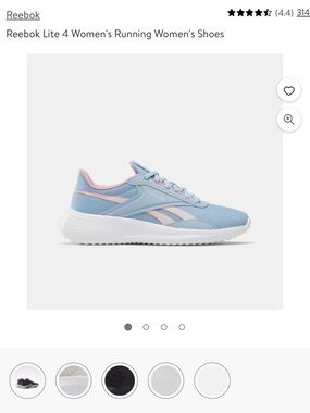 Reebok Lite 4 Women Running Shoes - Blue / Grey / Rose